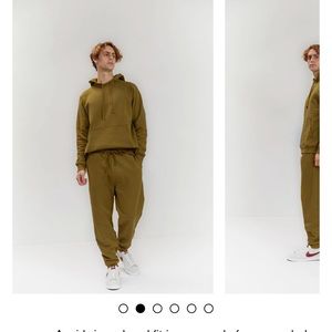Girlfriend Collective Green Joggers